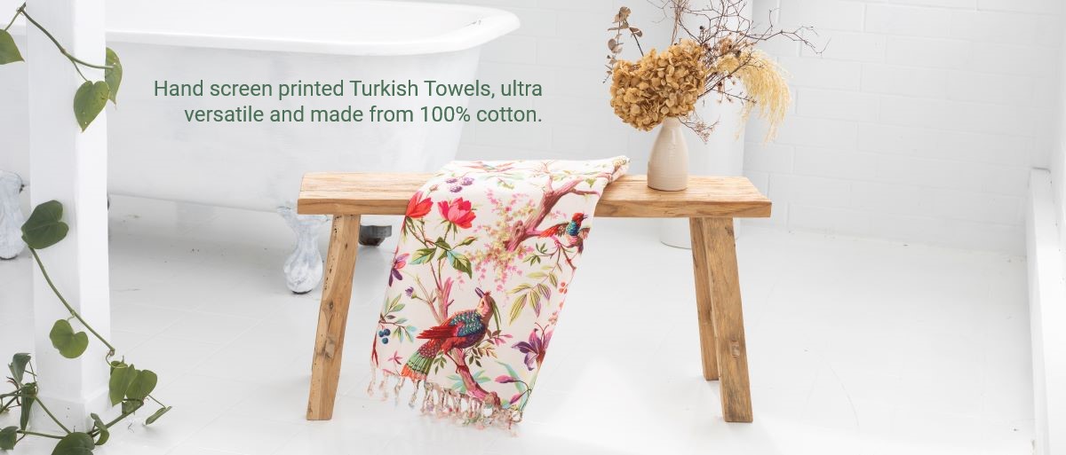 rosa living white turkish towel